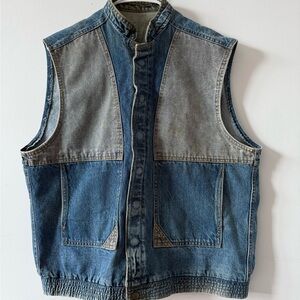Denim Sleeveless Jacket
